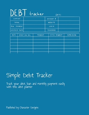 Simple Debt Tracker: Track your debt, loan and monthly payment easily with this debt planner - Designs, Character