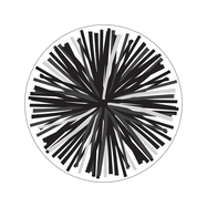 Simply Stylish Black & White Poms Cut-Outs