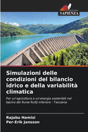 Simulazioni delle condizioni del bilancio idrico e della variabilit climatica
