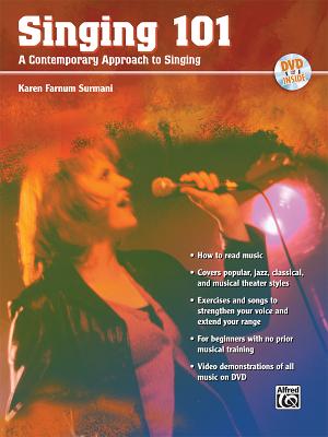 Singing 101: A Contemporary Approach to Singing, Book & DVD - Surmani, Karen Farnum