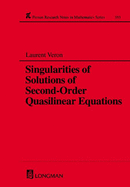 Singularities of solutions of second order quasilinear equations