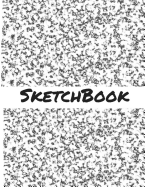 Sketch Book: 8.5 X 11 Large Sketch Book, Black and White Marble Cover, Blank Book for Drawing, Sketching, Doodling, Writing (Notebook, Journal) White Paper, 200 Durable Blank Pages with No Lines