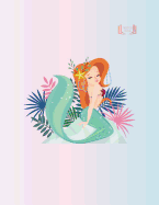 Sketch book: Mermaid cover (8.5 x 11) inches 110 pages, Blank Unlined Paper for Sketching, Drawing, Whiting, Journaling & Doodling