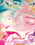 Sketch Book: Personalized Artist Large Notebook for Drawing, Practice Drawing, Paint, Write, Creative Doodling or Sketching: 110 Pages, 8.5 x 11 in