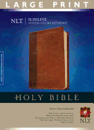 Slimline Center Column Reference Bible-NLT-Large Print