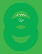 Small Hexagon Notebook - 0.2": 8.5 x 11 inch - 100 Pages