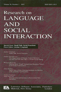 Small Talk: Social Functions: A Special Issues of Research on Language and Social Interaction - Coupland, Justine (Editor)