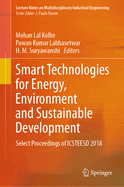 Smart Technologies for Energy, Environment and Sustainable Development: Select Proceedings of Icsteesd 2018