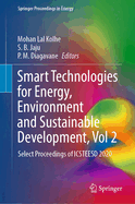 Smart Technologies for Energy, Environment and Sustainable Development, Vol 2: Select Proceedings of ICSTEESD 2020