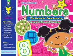 Snissy Snit Burger(tm) Numbers Workbook for Preschoolers