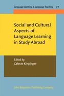 Social and Cultural Aspects of Language Learning in Study Abroad