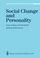 Social Change and Personality: Essays in Honor of Nevitt Sanford