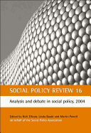 Social Policy Review 16: Analysis and debate in social policy, 2004