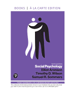 Social Psychology -- Loose-Leaf Edition