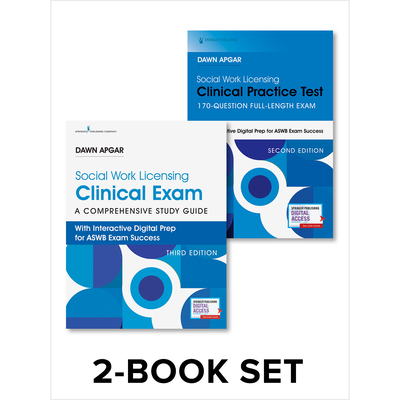 Social Work Licensing Clinical Exam Guide and Practice Test Set: A Comprehensive Study Guide For Success - Apgar, Dawn