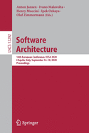 Software Architecture: 14th European Conference, Ecsa 2020, l'Aquila, Italy, September 14-18, 2020, Proceedings