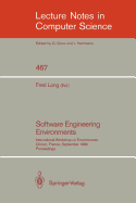Software Engineering Environments: International Workshop on Environments, Chinon, France, September 18-20, 1989. Proceedings