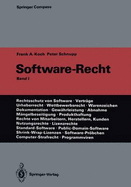 Software-Recht: Band 1 - Koch, Frank A, and Schnupp, Peter