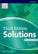 Solutions: Elementary: Student's Book A Units 1-3: Leading the way to success