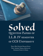 Solved Question Papers of LL.B. IV Semester: CCS University, Meerut