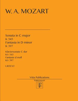 Sonata in C major. Fantasia in D minor. - Shevtsov, Victor (Editor), and Mozart, Wolfgang Amadeus