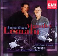 Songs: Brahms, Faur, Finzi, Schubert - Jonathan Lemalu (bass baritone); Roger Vignoles (piano)