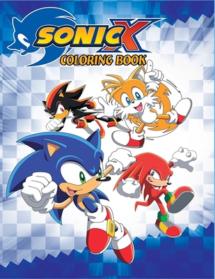 sonic x coloring book coloring book for kids and adults