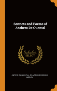 Sonnets and Poems of Anthero De Quental