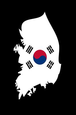 South Korea Gift Notebook: South Korea Map Outline With Flag Gift Notebook College-Ruled 120-page Blank Lined Journal 6 x 9 in (15.2 x 22.9 cm) - Useful Books