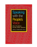 Speaking with the People's Voice: How Presidents Invoke Public Opinion
