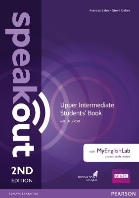Speakout Upper Intermediate 2nd Edition Students' Book with DVD-ROM and MyEnglishLab Access Code Pack - Clare, Antonia, and Eales, Frances, and Oakes, Steve