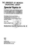 Special Topics in Foundations: Proceedings of a Session