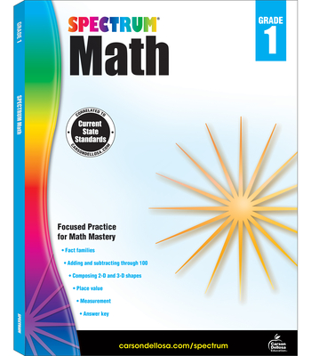 Spectrum Math Workbook, Grade 1: Volume 2 - Spectrum (Compiled by)