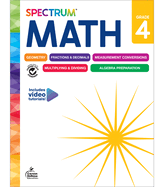 Spectrum Math Workbook, Grade 4