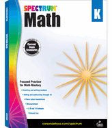 Spectrum Math Workbook, Grade K: Volume 1
