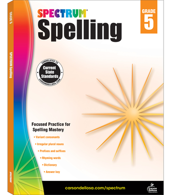 Spectrum Spelling, Grade 5: Volume 32 - Spectrum (Compiled by)