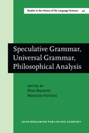 Speculative Grammar, Universal Grammar, Philosophical Analysis