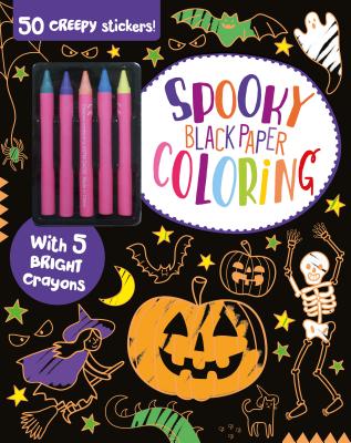 Spooky Black Paper Coloring - Parragon Books Ltd