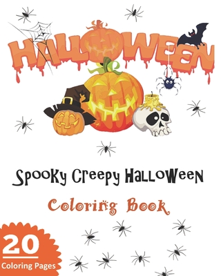 Spooky Creepy Halloween Coloring Book - Thomas, Christine