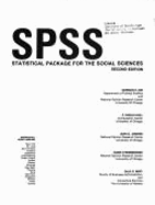 SPSS: Statistical Package for the Social Sciences - Nie, Norman H