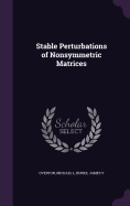 Stable Perturbations of Nonsymmetric Matrices