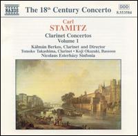 Stamitz: Clarinet Concertos, Vol. 1 - Kalman Berkes (clarinet); Koji Okazaki (bassoon); Tomoko Takashima (clarinet); Nicolaus Esterhzy Sinfonia