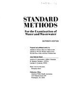 Standard Methods for the Examination of Water and Wastewater - Greenberg, Arnold (Editor)