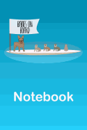 Standup Paddleboard French Bulldog and Puppy Surfers Notebook: Blank lined journal for stand up paddle boarders or Frenchie lovers! Pages have subject and date headers to easily organise and reference notes. The cover image is incorporated on each page.
