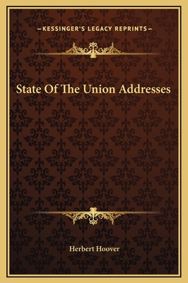 State of the Union Addresses - Hoover, Herbert, Mr.