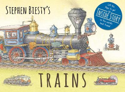 Stephen Biesty's Trains: Cased Board Book with Flaps - Graham, Ian