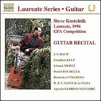 Steve Kostelnik: Guitar Recital - Steve Kostelnik (guitar)