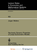 Stochastic Dynamic Properties of Linear Econometric Models