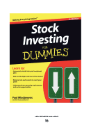 Stock Investing for DummiesA (R)