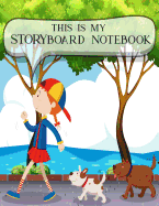 Storyboard Notebook: 1:1.85 - 4 Panels with Narration Lines for Storyboard Sketchbook ideal for filmmakers, advertisers, animators, notebook, storyboard drawings